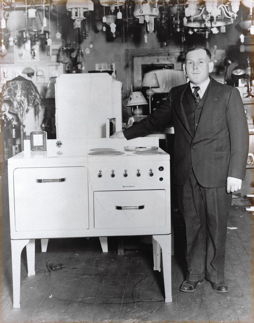 Inside Johnson's Electric Shop on Main Street
